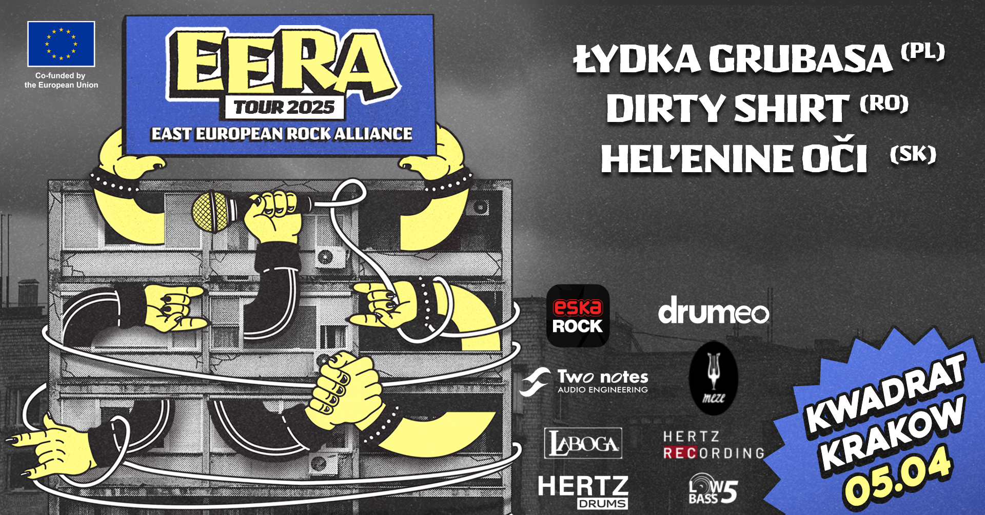 EERA Tour &#8211; Kwadrat Klub Studencki, Krakow, PL
